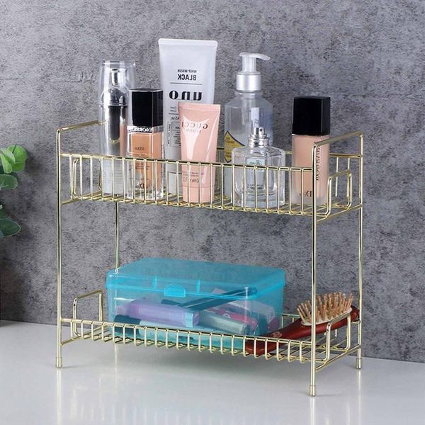 nordic iron rose gold 2 layer storage rack home living room bedroom deskcosmetic shelf hollow organizer hooks & rails
nordic iron rose gold 2 layer storage rack home living room bedroom deskcosmetic shelf hollow organizer hooks & rails