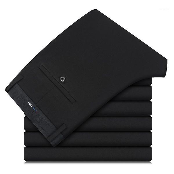 men's pants slim solid color trousers summer business cotton straight-leg youth casual, Black
men's pants slim solid color trousers summer business cotton straight-leg youth casual, Black