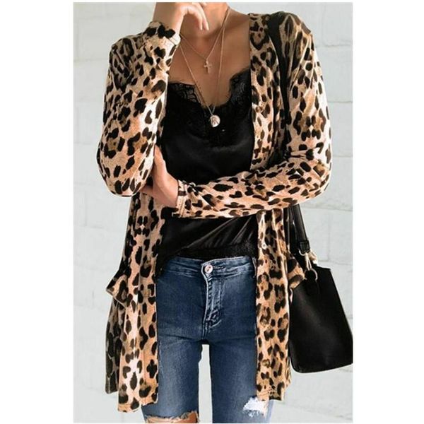 women's jackets leopard print knitted sweater long sleeve cardigan casual autumn winter women coat pockets plus size christmas, Black;brown
women's jackets leopard print knitted sweater long sleeve cardigan casual autumn winter women coat pockets plus size christmas, Black;brown