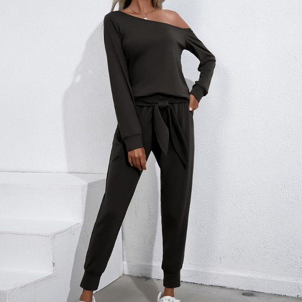 women's two piece pants fashion women sets casual bandage set spring fall womens off shoulder and harem matching outfits, White
women's two piece pants fashion women sets casual bandage set spring fall womens off shoulder and harem matching outfits, White