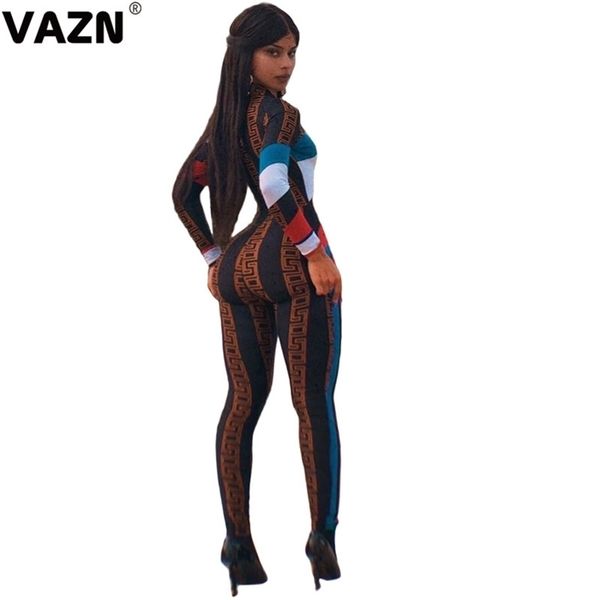 vazn high street young patchwork running sports sportswear full sleeve women shinny slim jumpsuit, Black;white
vazn high street young patchwork running sports sportswear full sleeve women shinny slim jumpsuit, Black;white