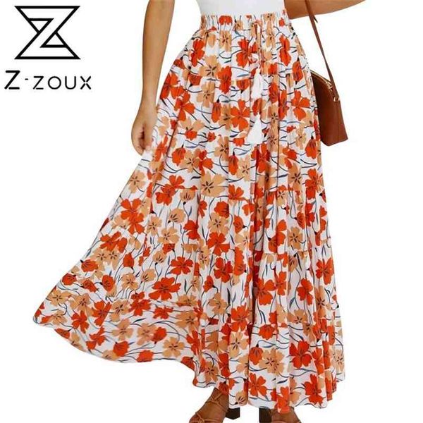 women skirt elastic waisted printed loose long pleated s high waist flower maxi s spring summer 210513, Black
women skirt elastic waisted printed loose long pleated s high waist flower maxi s spring summer 210513, Black