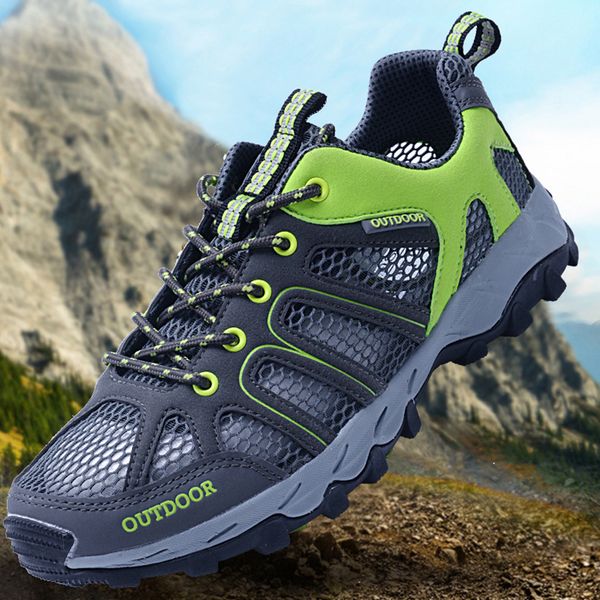 summer mesh breathable hiking shoes for men women non-slip climbing outdoor trekking mountain sport athletic shoes, Black
summer mesh breathable hiking shoes for men women non-slip climbing outdoor trekking mountain sport athletic shoes, Black