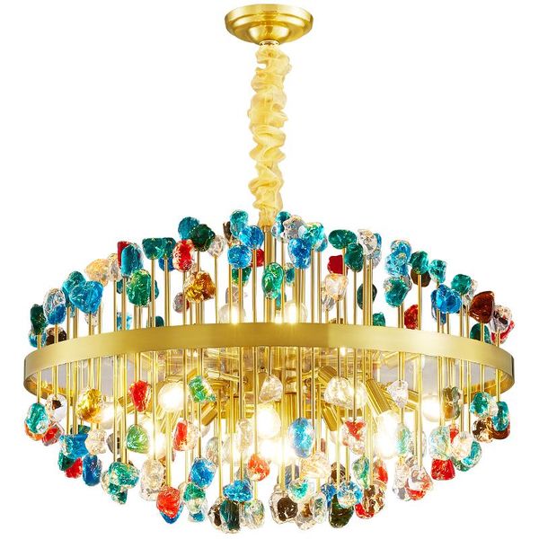 pendant lamps modern living room chandelier round colorful crystal lamp for dining bedroom decoration led lighting fixture
pendant lamps modern living room chandelier round colorful crystal lamp for dining bedroom decoration led lighting fixture