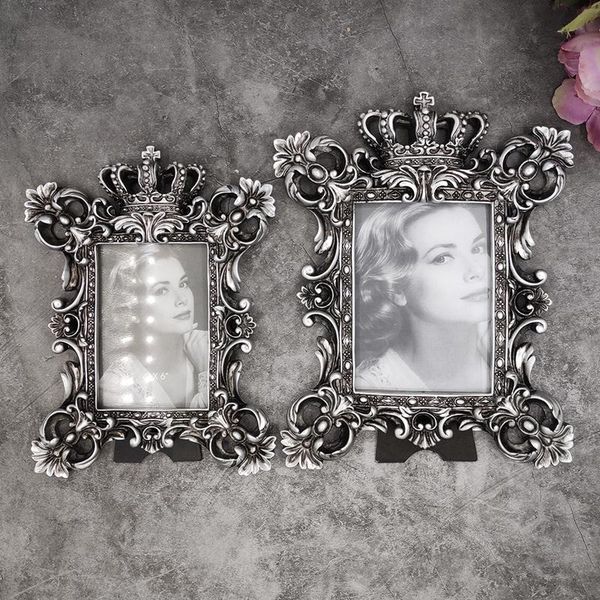 frames european classical retro resin po frame metal texture hand carving 6/7 inch crown glass shelf wedding home decoration
frames european classical retro resin po frame metal texture hand carving 6/7 inch crown glass shelf wedding home decoration