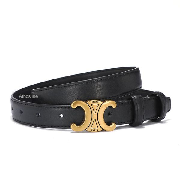 belts athosline women celin 2.0cm narrow waist strap gold buckle black genuine belt, Black;brown
belts athosline women celin 2.0cm narrow waist strap gold buckle black genuine belt, Black;brown