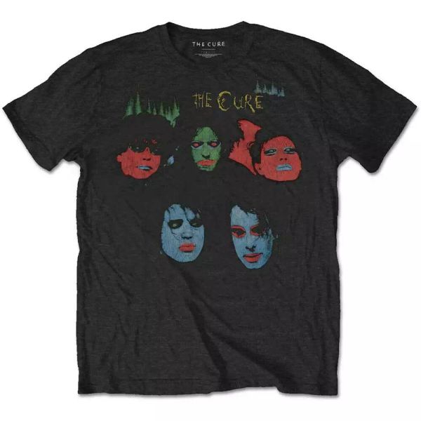 official the cure t shirt in between days black mens classic rock band tee boys, White;black
official the cure t shirt in between days black mens classic rock band tee boys, White;black