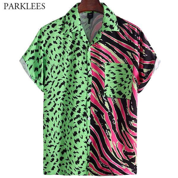 wild leopard printed summer shirts for men fashion hip hop mens short sleeve shirt casual patchwork chemise homme with pocket 210524, White;black
wild leopard printed summer shirts for men fashion hip hop mens short sleeve shirt casual patchwork chemise homme with pocket 210524, White;black