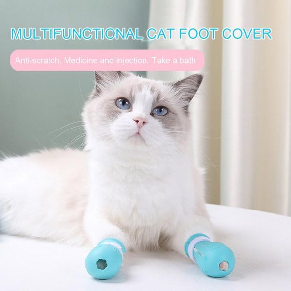 cat costumes anti-biting bath washing,pet feeding , injection, bathing, scratch-proof silicone foot cover 4pcs
cat costumes anti-biting bath washing,pet feeding , injection, bathing, scratch-proof silicone foot cover 4pcs