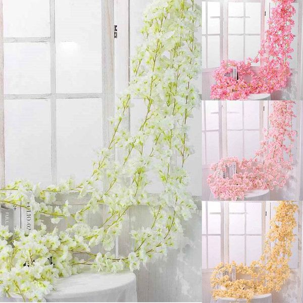 decorative flowers & wreaths silk artificial cherry blossom rose vine wall hanging flower decoration 1.8m rattan fake plant leaf wreath roma
decorative flowers & wreaths silk artificial cherry blossom rose vine wall hanging flower decoration 1.8m rattan fake plant leaf wreath roma