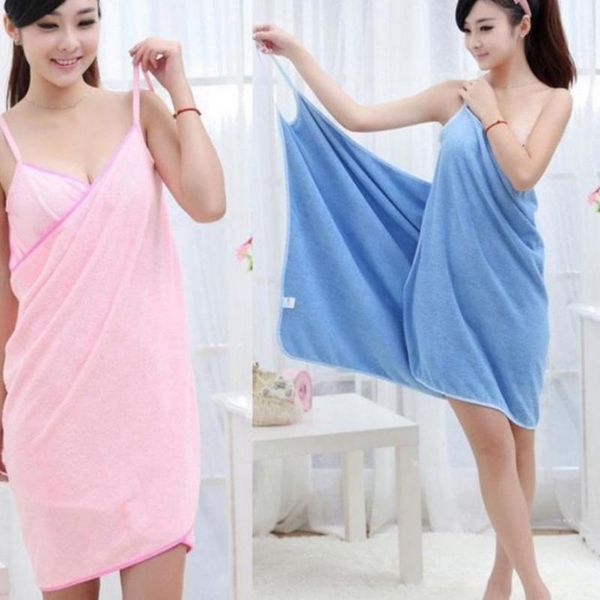women's wearable quick-drying soft bath towel shoulder straps super absorbent beach spa bathrobes aic88 sleepwear, Black;red
women's wearable quick-drying soft bath towel shoulder straps super absorbent beach spa bathrobes aic88 sleepwear, Black;red