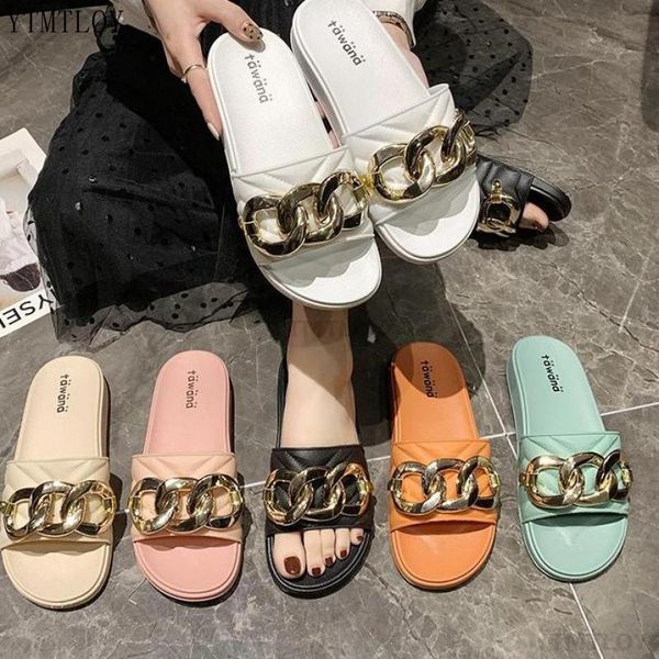 luxury brand women metal chain open toe slippers candy colors flat platform casual slide ladies summer beach flip flops 80% off outlet onlin, Black
luxury brand women metal chain open toe slippers candy colors flat platform casual slide ladies summer beach flip flops 80% off outlet onlin, Black