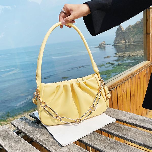 handbag fashion french underarm bag women's 2021 wrinkled chain one shoulder texture portable sweet messenger
handbag fashion french underarm bag women's 2021 wrinkled chain one shoulder texture portable sweet messenger