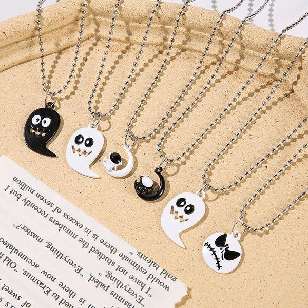 chains 2 pieces/set halloween series cute everyday ghost pendant necklace girl jewelry bracelet party gift wholesale, Silver
chains 2 pieces/set halloween series cute everyday ghost pendant necklace girl jewelry bracelet party gift wholesale, Silver