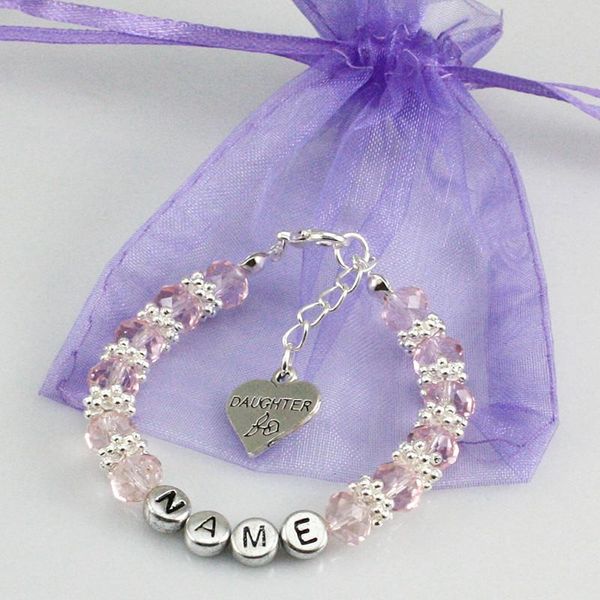 beaded, strands name personalised girl baby birthday christmas gift charm bracelet with bag-pink glass crystal, Black
beaded, strands name personalised girl baby birthday christmas gift charm bracelet with bag-pink glass crystal, Black