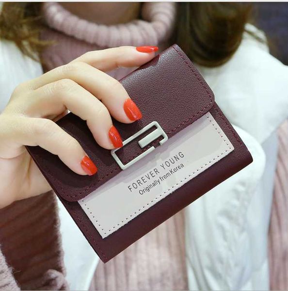 wholesale wallet women's ultra-thin korean tide coin purse student mini cute short ladies wallets, Red;black
wholesale wallet women's ultra-thin korean tide coin purse student mini cute short ladies wallets, Red;black