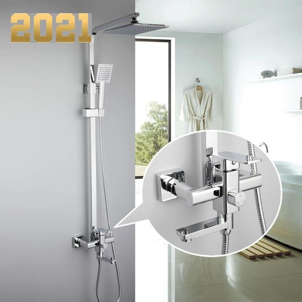 set bathroom rainfall shower faucet single handle mixer tap with hand sprayer wall mounted bath sets
set bathroom rainfall shower faucet single handle mixer tap with hand sprayer wall mounted bath sets