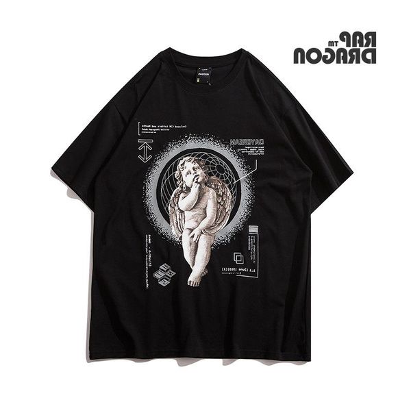 men's t-shirts t-shirt hip hop oversized harajuku tshirt streetwear 2021 summer fashion print graphic angel loose short sleeve black, White;black
men's t-shirts t-shirt hip hop oversized harajuku tshirt streetwear 2021 summer fashion print graphic angel loose short sleeve black, White;black