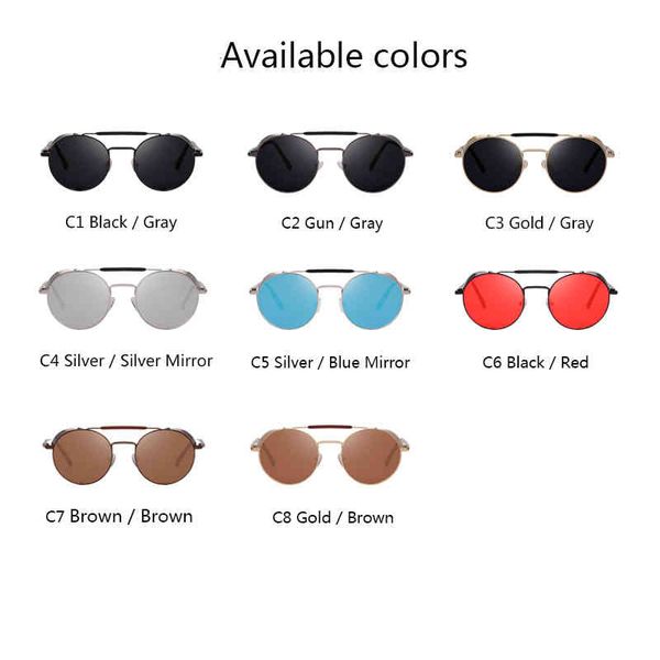 sun glasses aimisuv vintage steampunk sunglasses men brand design round steam punk metal for women uv400 gafas de sol, White;black
sun glasses aimisuv vintage steampunk sunglasses men brand design round steam punk metal for women uv400 gafas de sol, White;black