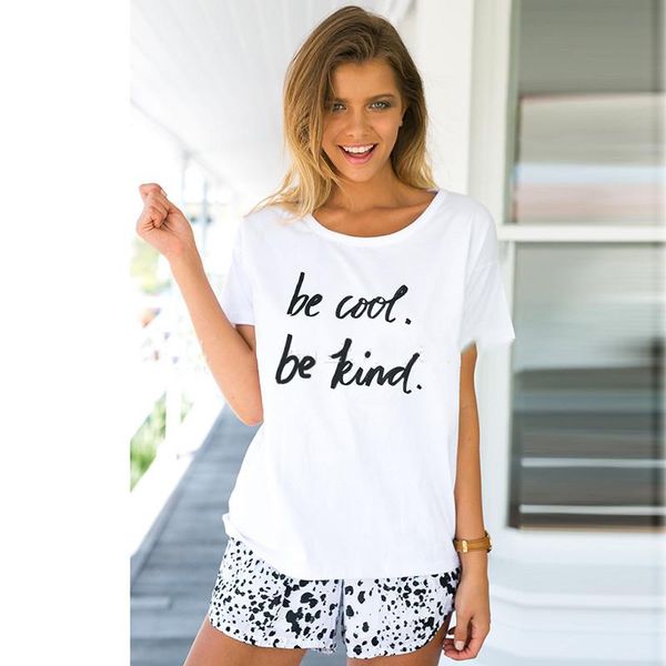 be cool kind t shirts funny quote shirt summer fashion hipster slogan tees women casual t-shirts camisetas women's t-shirt, White
be cool kind t shirts funny quote shirt summer fashion hipster slogan tees women casual t-shirts camisetas women's t-shirt, White