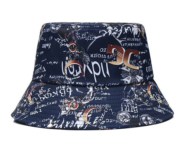 fashion bucket hat for man woman street cap fitted hats with letters ball caps head accessories, Blue;gray