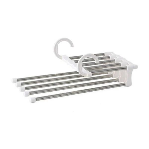 clothing & wardrobe storage multi-functional 5 in 1 trouser rack adjustable pants tie shelf closet organizer stainless steel clothes hange
clothing & wardrobe storage multi-functional 5 in 1 trouser rack adjustable pants tie shelf closet organizer stainless steel clothes hange