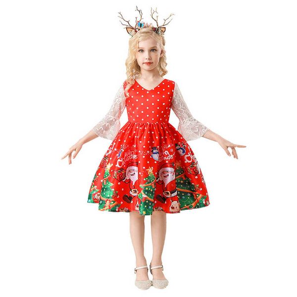 girls dresses children dress princess birthday kids clothes party evening gown wedding print christmas cartoon b9022, Red;yellow
girls dresses children dress princess birthday kids clothes party evening gown wedding print christmas cartoon b9022, Red;yellow