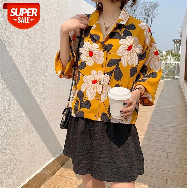 casual women vetiver retro big flower loose v-neck shirt vibrato korean short-sleeved chiffon #di5e, Black;gray
casual women vetiver retro big flower loose v-neck shirt vibrato korean short-sleeved chiffon #di5e, Black;gray