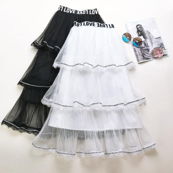 skirts 2021 spring sweet fresh solid color cascading ruffles mesh high waist letter pleated mid cake skirt, Black
skirts 2021 spring sweet fresh solid color cascading ruffles mesh high waist letter pleated mid cake skirt, Black