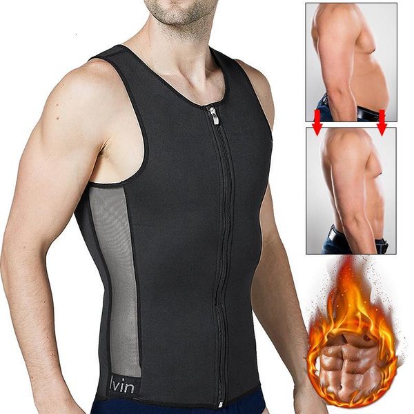 Men's Body Shapers Men Sweat Sauna Vest Waist Trainer Shaper Neoprene Tank Top Compression Shirt Workout Fitness Back Support Gym Suit FDM0, Black;brown
Men's Body Shapers Men Sweat Sauna Vest Waist Trainer Shaper Neoprene Tank Top Compression Shirt Workout Fitness Back Support Gym Suit FDM0, Black;brown