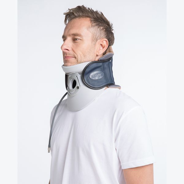leamai inflatable air cervical neck traction device soft orthopedic pillow pain stress relief neck stretching neck collar supporscouts
leamai inflatable air cervical neck traction device soft orthopedic pillow pain stress relief neck stretching neck collar supporscouts