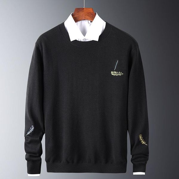 men's sweaters 2021 mens casual sweater fit knitted leather pattern slim cotton long sleeve round collar male, White;black
men's sweaters 2021 mens casual sweater fit knitted leather pattern slim cotton long sleeve round collar male, White;black