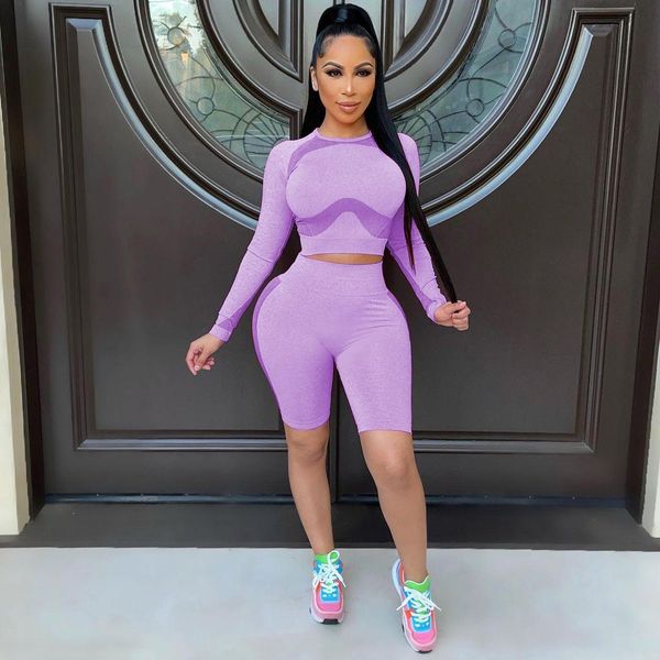 women tracksuits two piece seamless yoga set sport suit gymwear workout clothes full sleeve crop high waist biker short fitness outfit 2xl, Gray
women tracksuits two piece seamless yoga set sport suit gymwear workout clothes full sleeve crop high waist biker short fitness outfit 2xl, Gray
