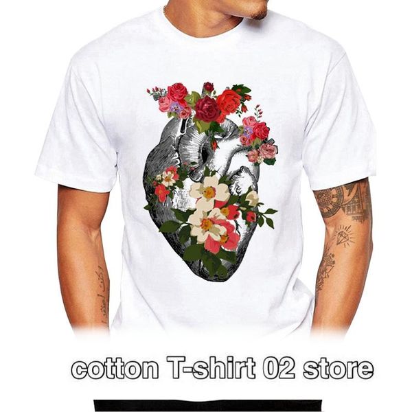 men's t-shirts teehub est vintage heart men t-shirt flower printed tshirts short sleeve o-neck cool tee hipster, White;black
men's t-shirts teehub est vintage heart men t-shirt flower printed tshirts short sleeve o-neck cool tee hipster, White;black