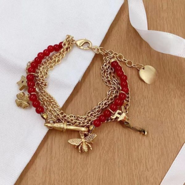 new red rope bee little star multi-layer combination bracelet women fashion bracelet, Black
new red rope bee little star multi-layer combination bracelet women fashion bracelet, Black