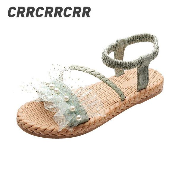 crrcrrcrr ladies handmade casual pearl lace fashion sandals women comfortable breathable non-slip all-match open toe flats, Black
crrcrrcrr ladies handmade casual pearl lace fashion sandals women comfortable breathable non-slip all-match open toe flats, Black