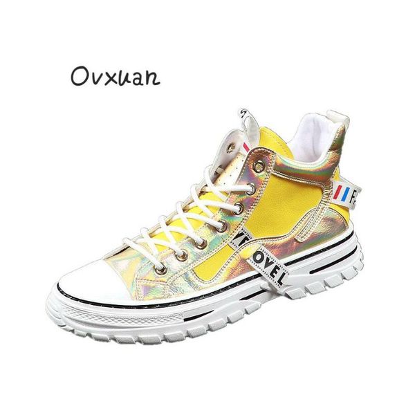 boots ovxuan men brand trending chunky sneakers male gold thick bottom high platform british style shoes casual hip hop, Black
boots ovxuan men brand trending chunky sneakers male gold thick bottom high platform british style shoes casual hip hop, Black