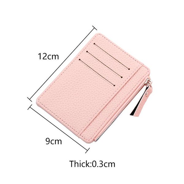 card holders men and women mini id business holder pu leather slim bank case organizer wallet zipper unisex, Brown;gray
card holders men and women mini id business holder pu leather slim bank case organizer wallet zipper unisex, Brown;gray