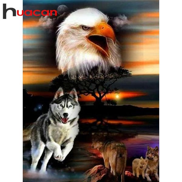 diamond painting huacan full square/round eagle 5d diy wolf embroidery mosaic cross stitch animal wall art
diamond painting huacan full square/round eagle 5d diy wolf embroidery mosaic cross stitch animal wall art