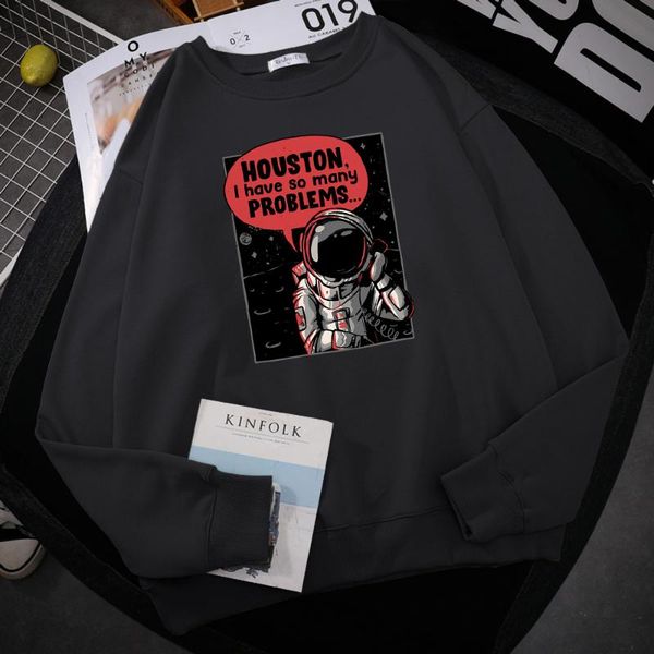 men's hoodies & sweatshirts houston i have so many problems astronaut call print hoodie fashion casual hoody autumn loose sweatshirt fl, Black
men's hoodies & sweatshirts houston i have so many problems astronaut call print hoodie fashion casual hoody autumn loose sweatshirt fl, Black