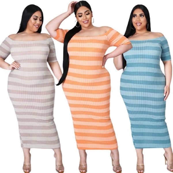 party dresses plus size dress clothing for women wholesale elegant striped off shoulder ribbing fashion maxi summer drop, White;black
party dresses plus size dress clothing for women wholesale elegant striped off shoulder ribbing fashion maxi summer drop, White;black