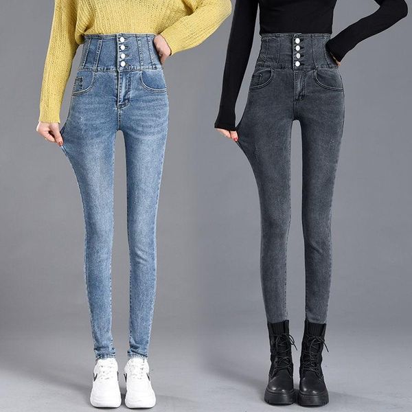women's jeans single breasted high waist pencil for women summer autumn streetwear long skinny denim pants ladies slim trousers, Blue
women's jeans single breasted high waist pencil for women summer autumn streetwear long skinny denim pants ladies slim trousers, Blue