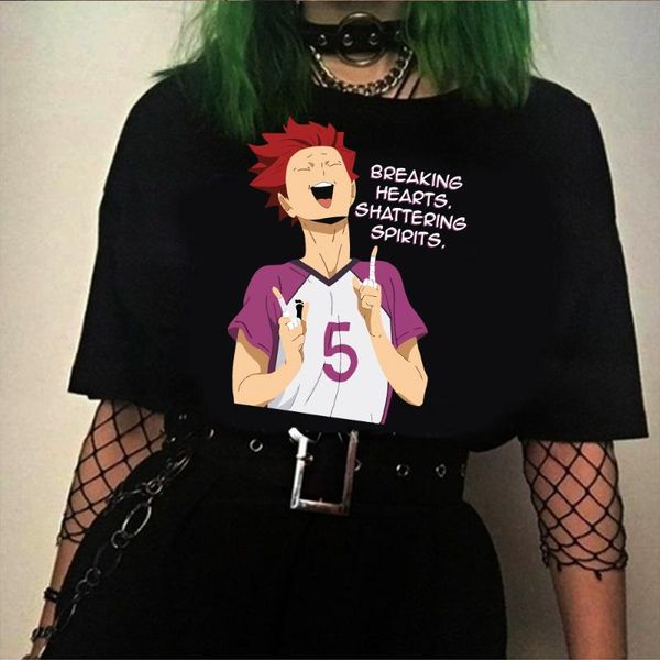 men's t-shirts harajuku t-shirt men anime t shirt haikyuu satori tendou clothes, White;black
men's t-shirts harajuku t-shirt men anime t shirt haikyuu satori tendou clothes, White;black