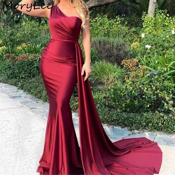 party dresses one shoulder evening burgundy floor length sweep trian silk satin mermaid vestidos de fiesta noche, White;black
party dresses one shoulder evening burgundy floor length sweep trian silk satin mermaid vestidos de fiesta noche, White;black