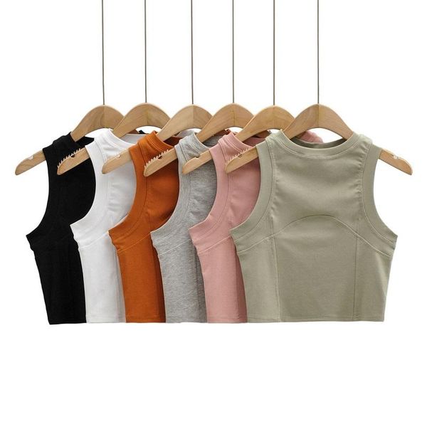 women's tanks & camis round neck sleeveless basic female vest solid color outerwear stitching sports tank base skinny cropped top, White
women's tanks & camis round neck sleeveless basic female vest solid color outerwear stitching sports tank base skinny cropped top, White