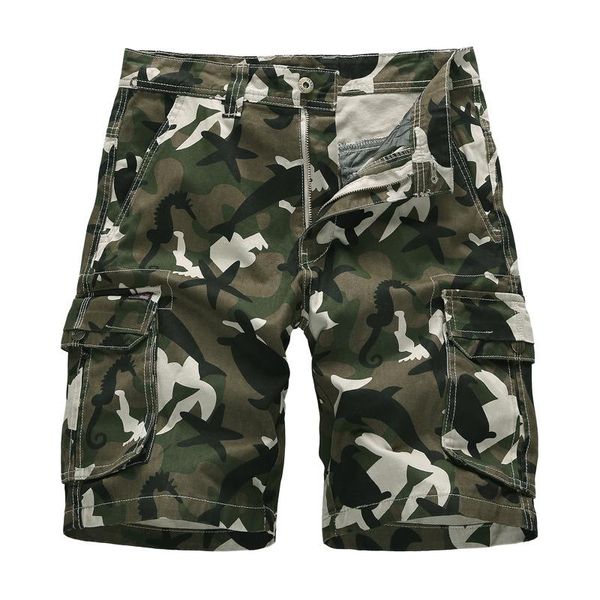 gustomerd 2021 summer men's shorts camouflage cotton casual straight multi-pocket for men, White;black
gustomerd 2021 summer men's shorts camouflage cotton casual straight multi-pocket for men, White;black
