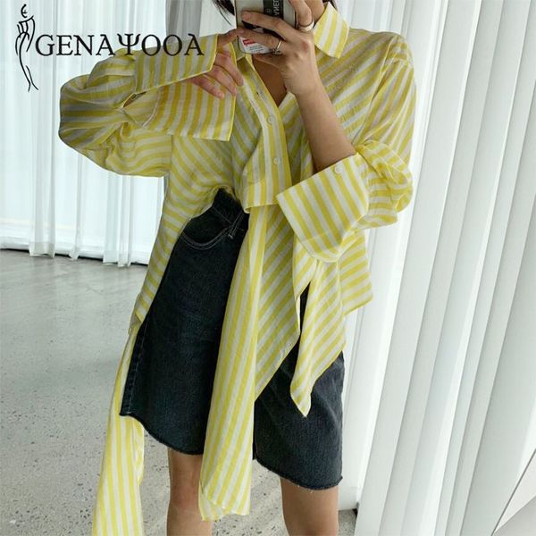 genayooa womens and blouses long sleeve lace up split korean style chiffon blouse irregular women shirts office ladies 210417, White
genayooa womens and blouses long sleeve lace up split korean style chiffon blouse irregular women shirts office ladies 210417, White