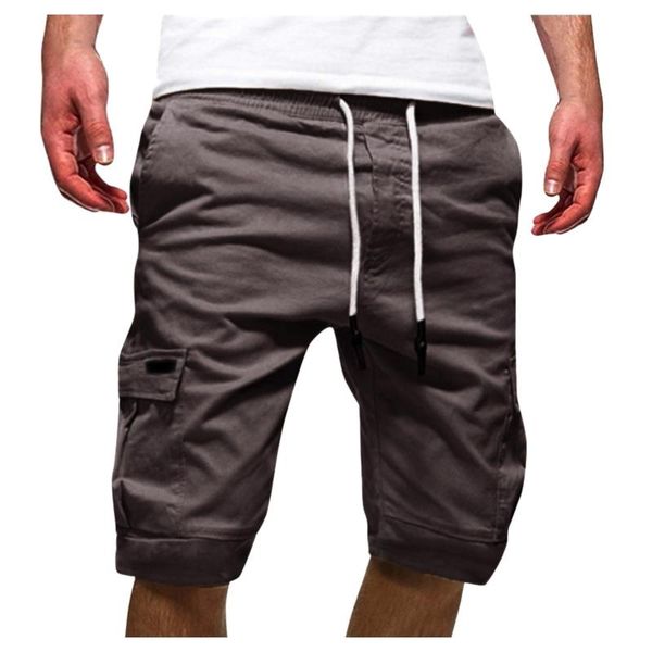 men's shorts men summer casual plus size tooling sports drawstring solid color for pantalones cortos casuales, White;black
men's shorts men summer casual plus size tooling sports drawstring solid color for pantalones cortos casuales, White;black