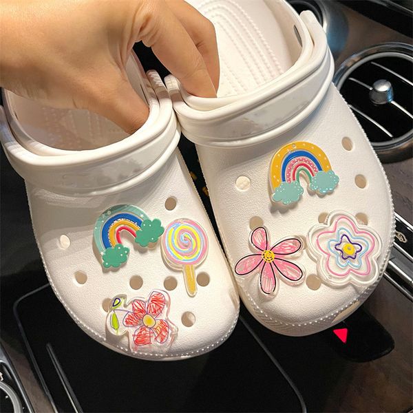 rainbow flowers charms x-mas slipper gifts toy fit croc girl wristbands kids diy pvc cute backpack shoe buckle, Bronze;silver
rainbow flowers charms x-mas slipper gifts toy fit croc girl wristbands kids diy pvc cute backpack shoe buckle, Bronze;silver