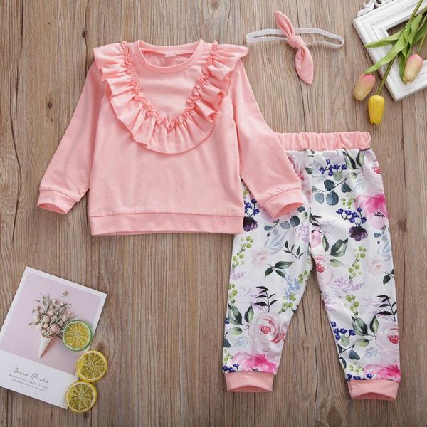 baby & children's 0-24m born girls kid ruffles flower pants headband cotton clothes clothing sets, White
baby & children's 0-24m born girls kid ruffles flower pants headband cotton clothes clothing sets, White